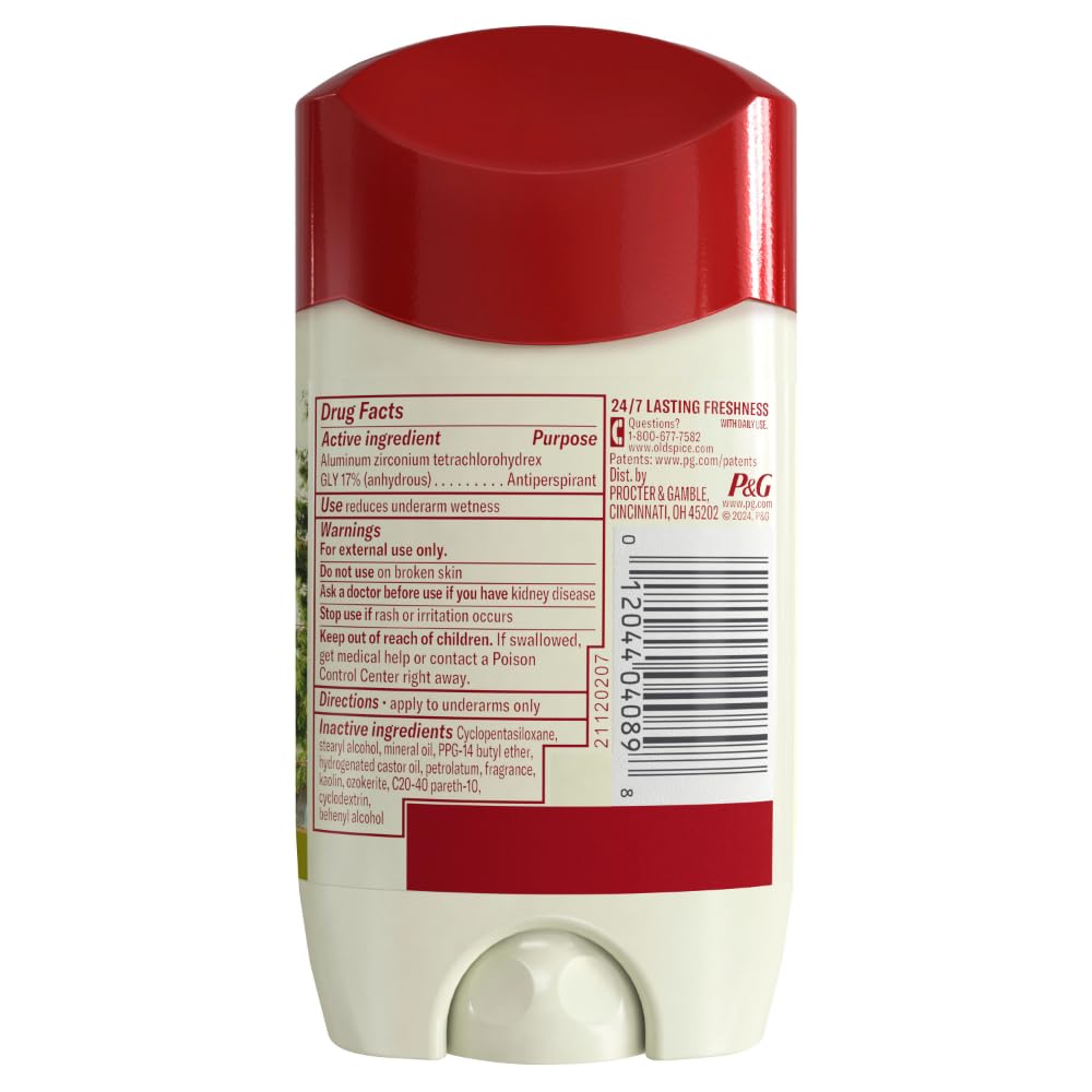 Old Spice Fresher Collection 2.6 oz Deodorant – Skin Conditioning Protection Without Sticky Residue on Shirts