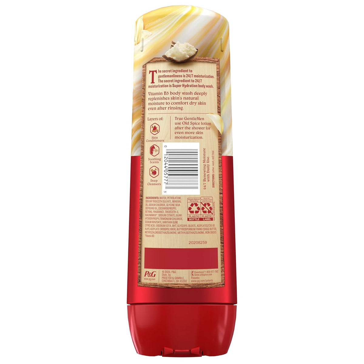 Old Spice GentleMan's Body Wash – Mindful Bath Time Reset for Stressed Men, Moisture-Rich Body Wash