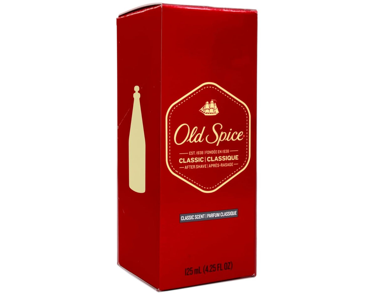 Old Spice Original After Shave Splash 2 Pack 125 ml – Spicy Essential Oil Notes, Mood-Setting Grooming Ritual
