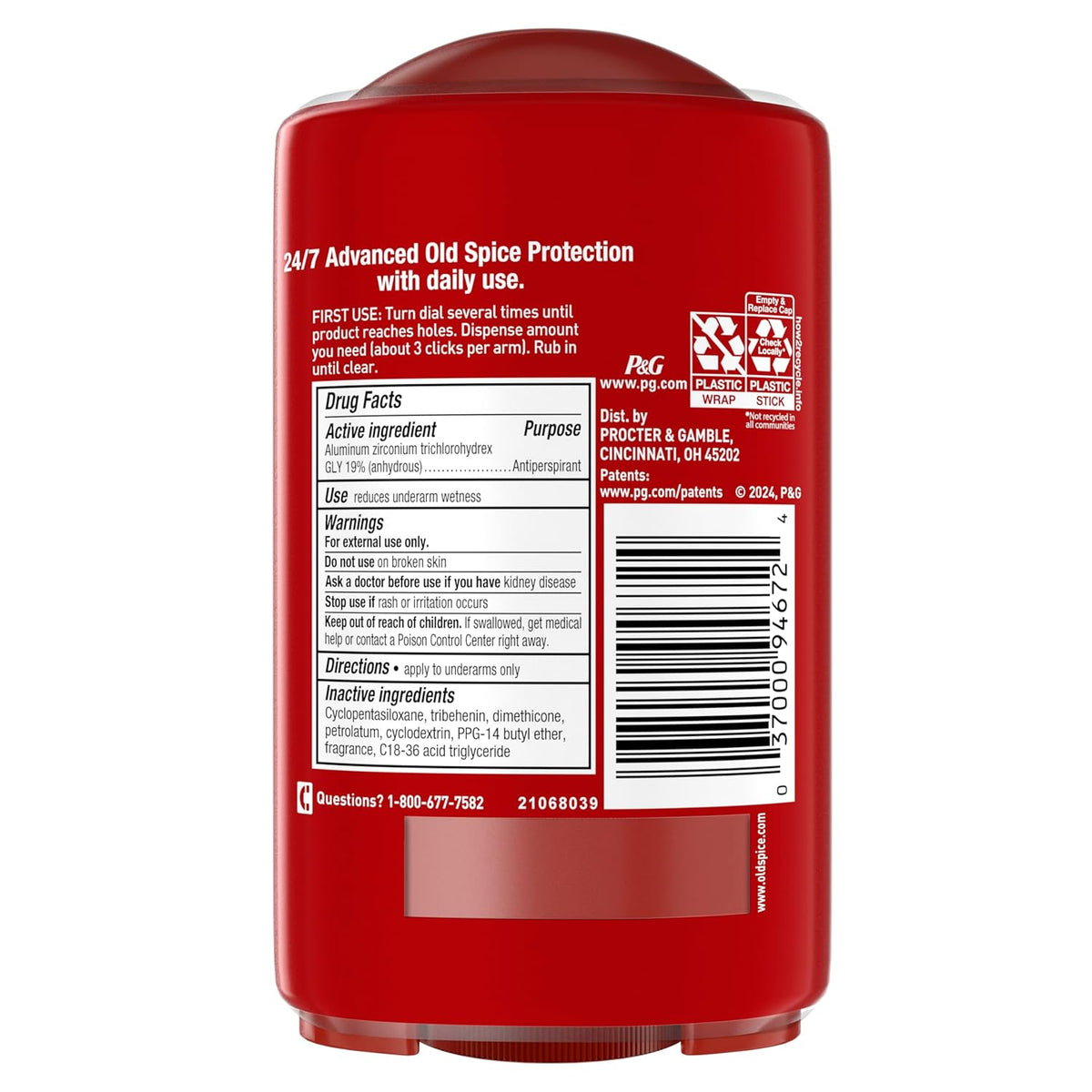 Old Spice Pure Sport Plus Men’s Antiperspirant – Useful Holiday Gift Set for Dads, Brothers, and College Students