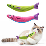 PetBusy Catnip Fish Toy – Calming Enrichment for Anxious Indoor Cats, Silvervine Relaxation Kicker