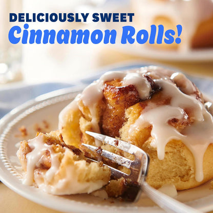 Pillsbury Cinnamon Rolls with Original Icing – Convenient Coffee or Tea Companion for Work-from-Home Mornings