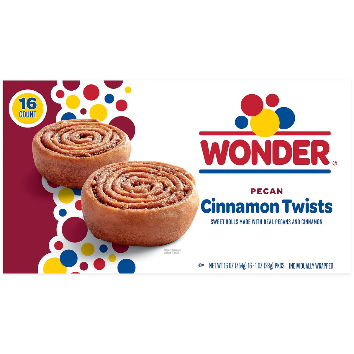 one 16-ounce box containing 16 pastries