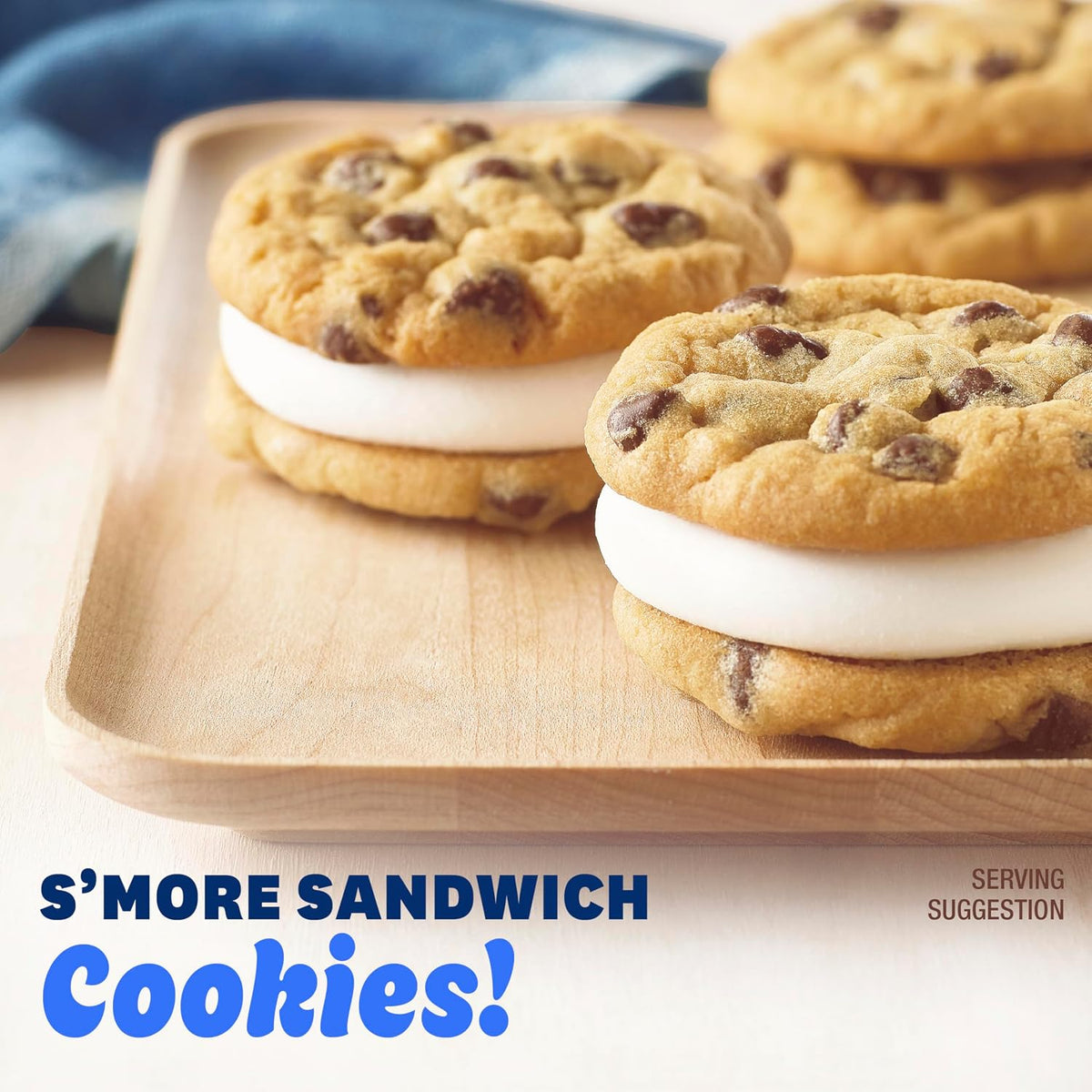 Pillsbury Chocolate Chip Cookie Dough, Makes 24 Cookies, 16 oz - Valentine's Day and Birthday Gift for Cookie Lovers, Easy Baking