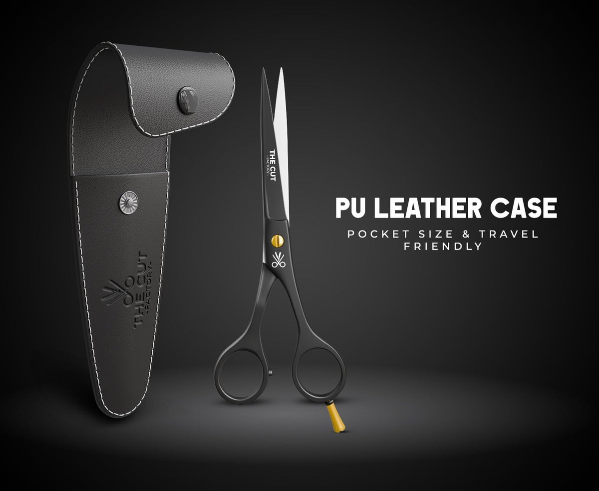The Cut Factory® Hair Cutting Scissors – Forgiving Micro-Serrated Blade for Mom and Dad Cutting Kids' Hair