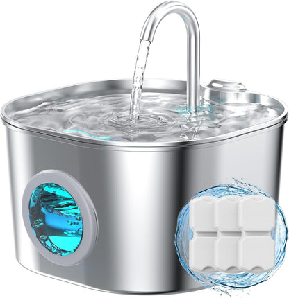 one-piece seamless 304 stainless steel construction (600 g, 6.9" x 6.9" x 4.1")