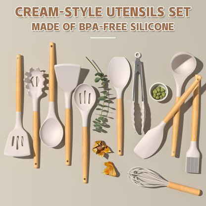 one-piece stainless steel core inside each utensil to prevent bending or deformation