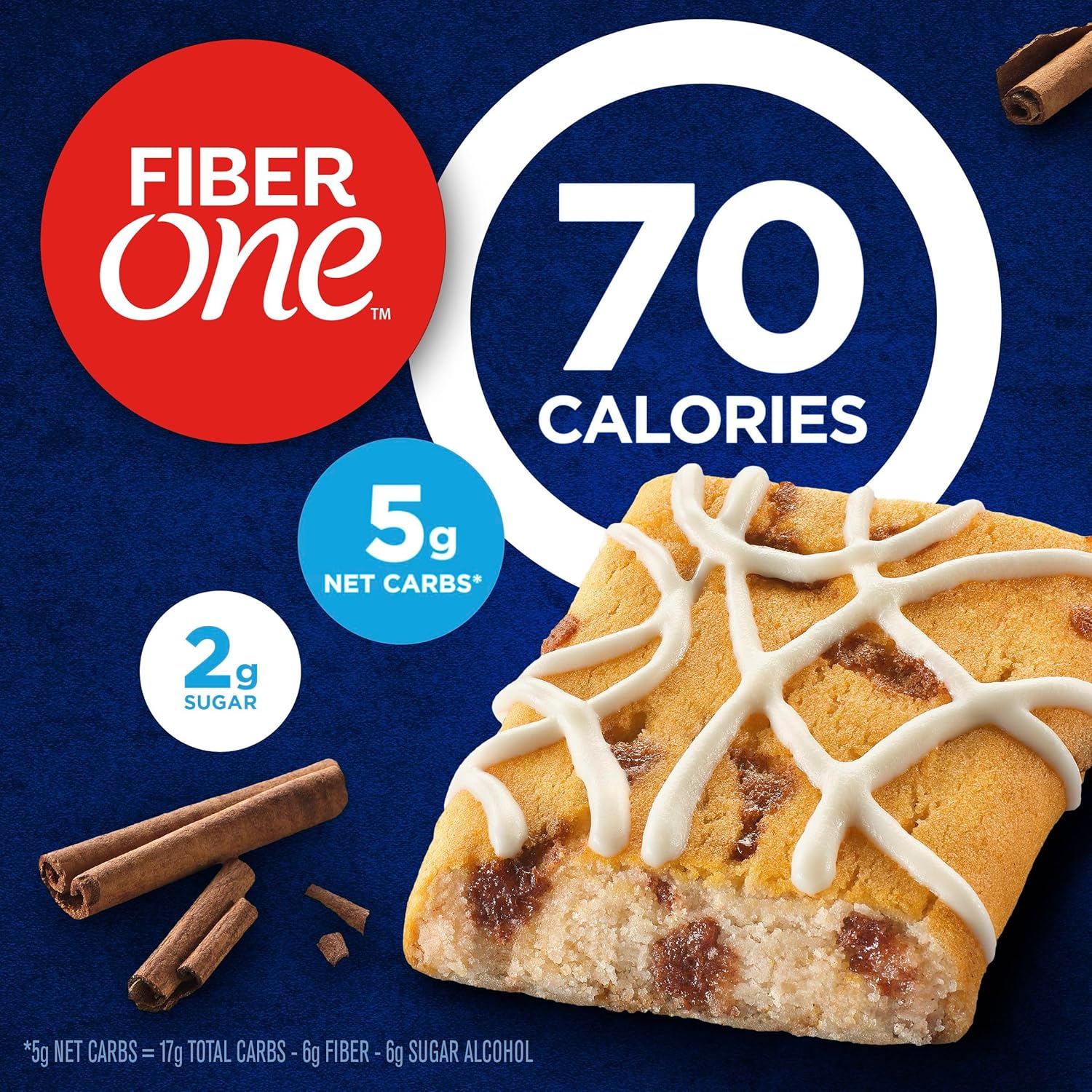 only 2g sugar and 5g net carbs per serving (using allulose and sugar alcohol)