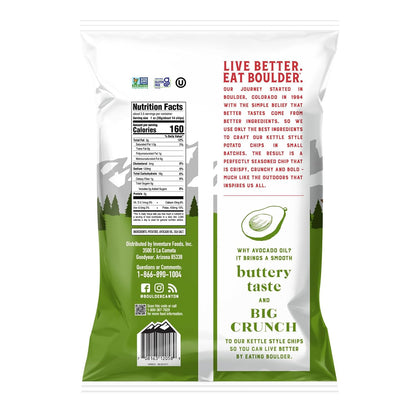 only 3 ingredients: potatoes, avocado oil, sea salt