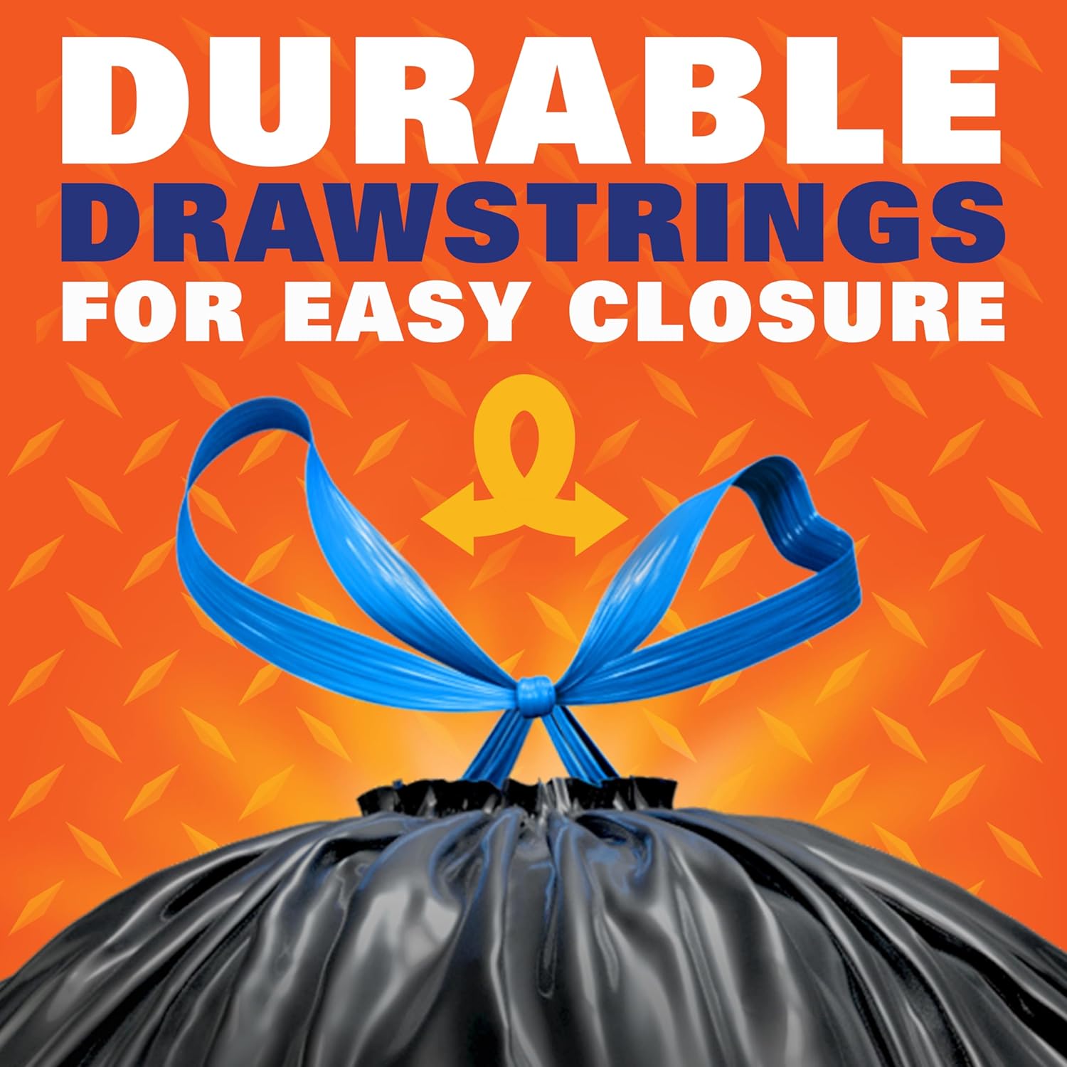 opaque black color that conceals waste contents