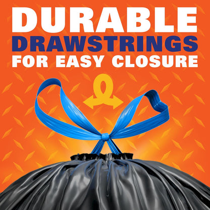 opaque black color that conceals waste contents
