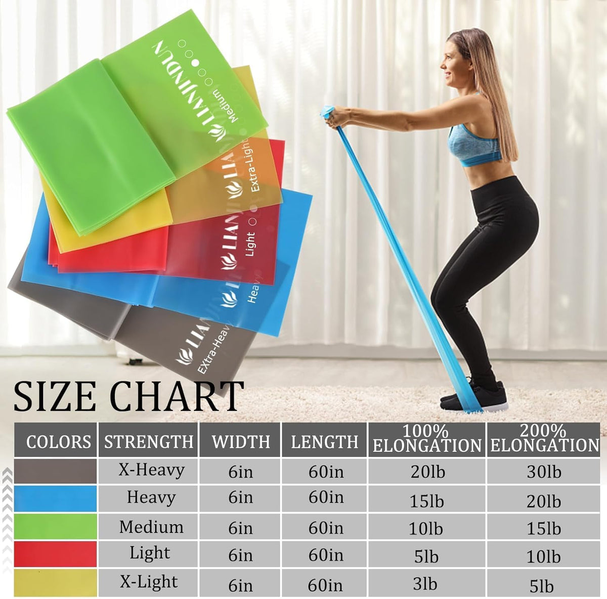 open-ended 60"l x 6"w non-loop design for versatile movement patterns