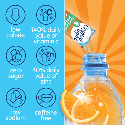 orange tangerine flavor with added b6 and b12 vitamins