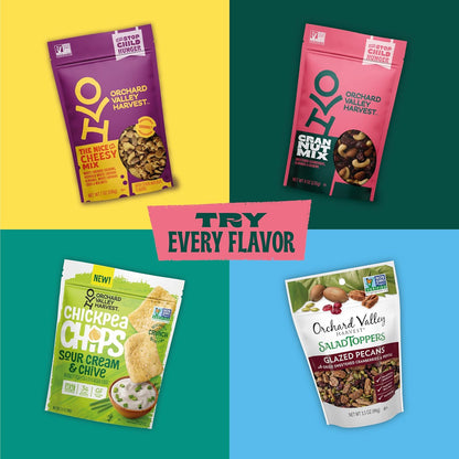 Orchard Valley Harvest Cran Nut Trail Mix – Grab-and-Go Workday Snack Pouches with 4g Plant Protein