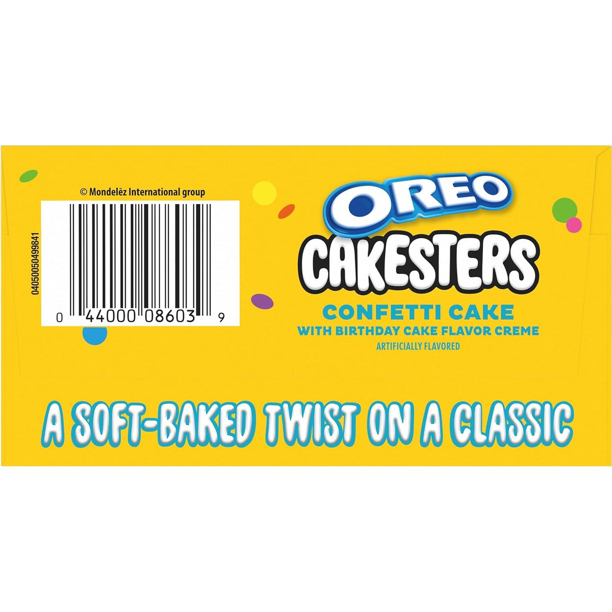 OREO Cakesters Confetti Cake Soft Snack Cakes – After-School Snack for Kids Age 4 and Up, 5 Soft-Baked Snack Packs