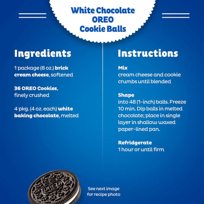 OREO Chocolate Sandwich Cookies, Party Size 24.16 oz – Desk Pantry Treat for Home Office Focus Breaks