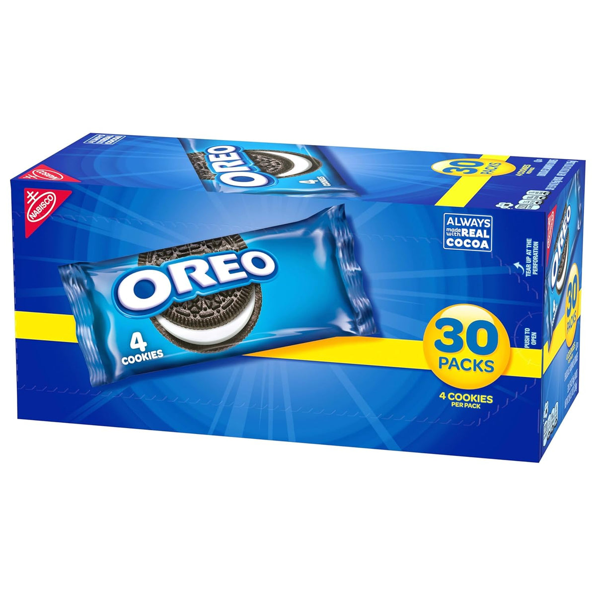 OREO Chocolate Sandwich Cookies Snack Packs – Easter Basket Filler and Halloween Treat Bag Addition
