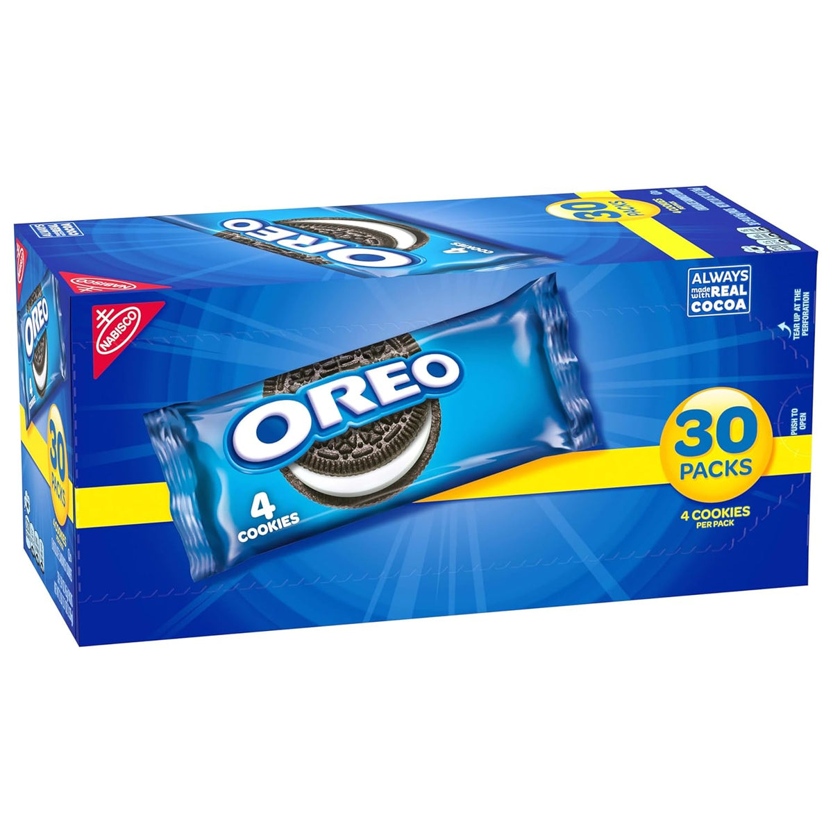 OREO Chocolate Sandwich Cookies Snack Packs – Easter Basket Filler and Halloween Treat Bag Addition