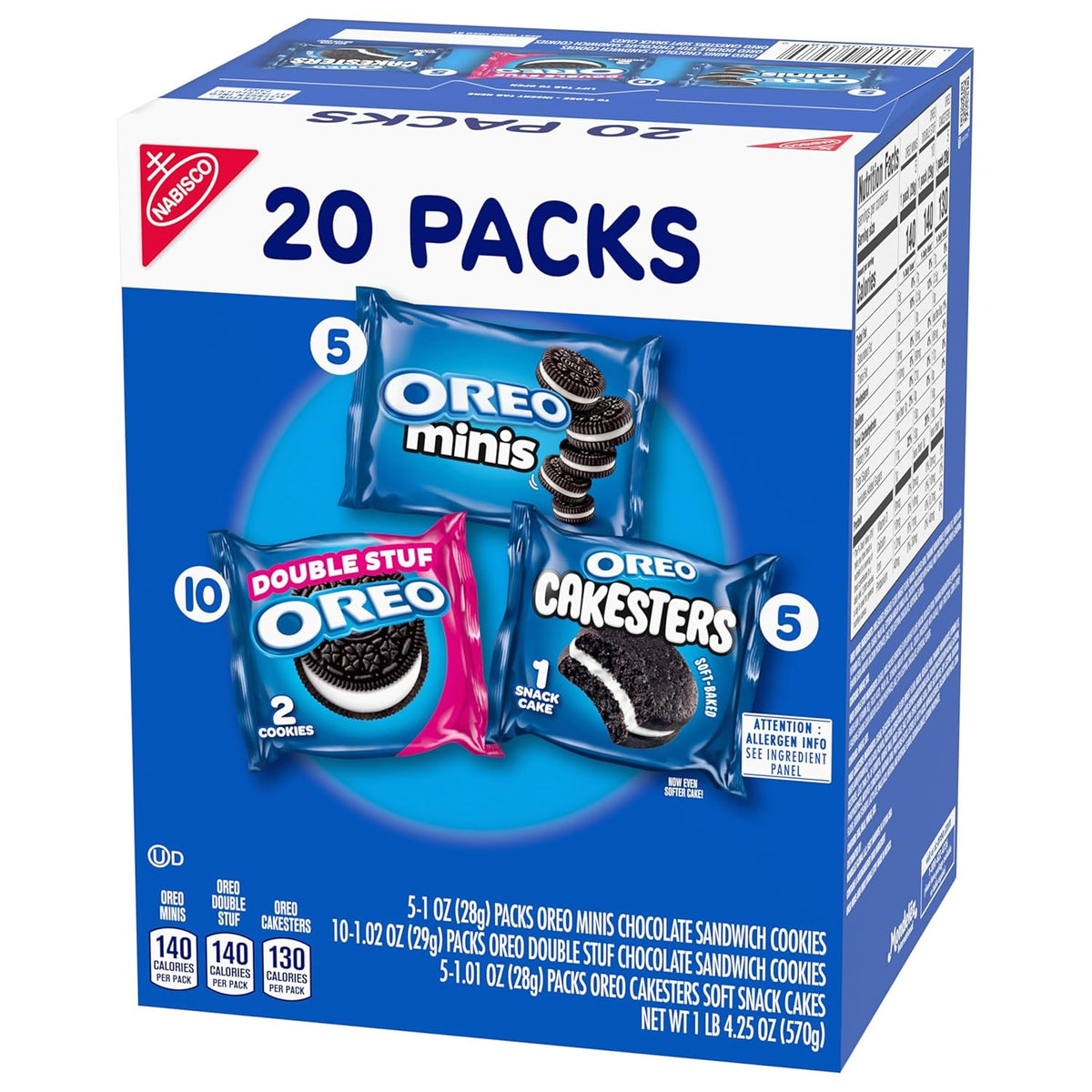 OREO Cookies Variety Pack – Birthday Party Favors and Gift Basket Snacks, Individually Wrapped Assortment