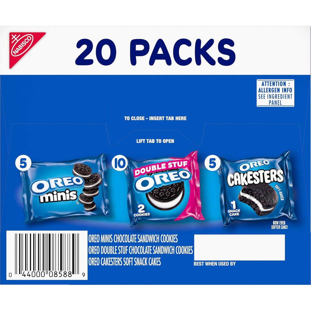 OREO Cookies Variety Pack – Birthday Party Favors and Gift Basket Snacks, Individually Wrapped Assortment