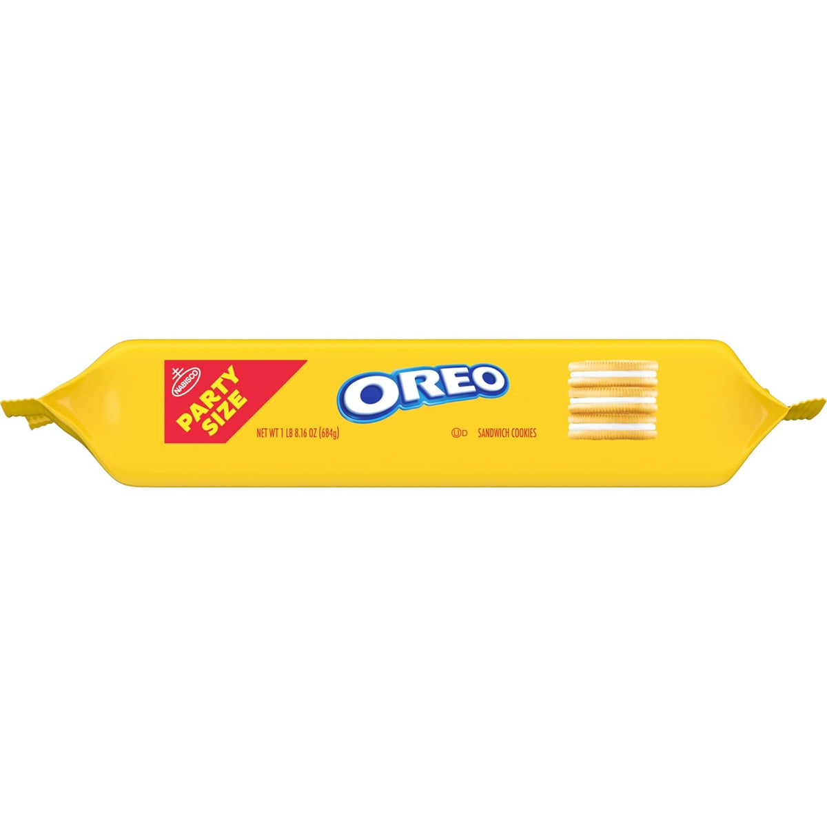 OREO Golden Sandwich Cookies 24.16 oz Resealable Pouch – Thoughtful Party Contribution for Potlucks and Get-Togethers