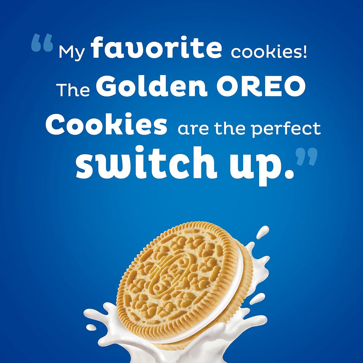OREO Golden Sandwich Cookies 24.16 oz Resealable Pouch – Thoughtful Party Contribution for Potlucks and Get-Togethers