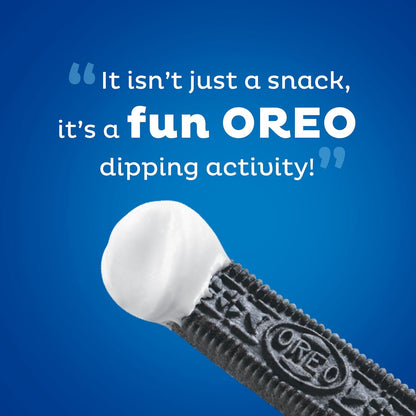 OREO Handi-Snacks Cookie Sticks and Creme Dip Lunchbox Treats for Picky Eaters, After-School Snack Stash, and Family Road Trips, 20 Packs
