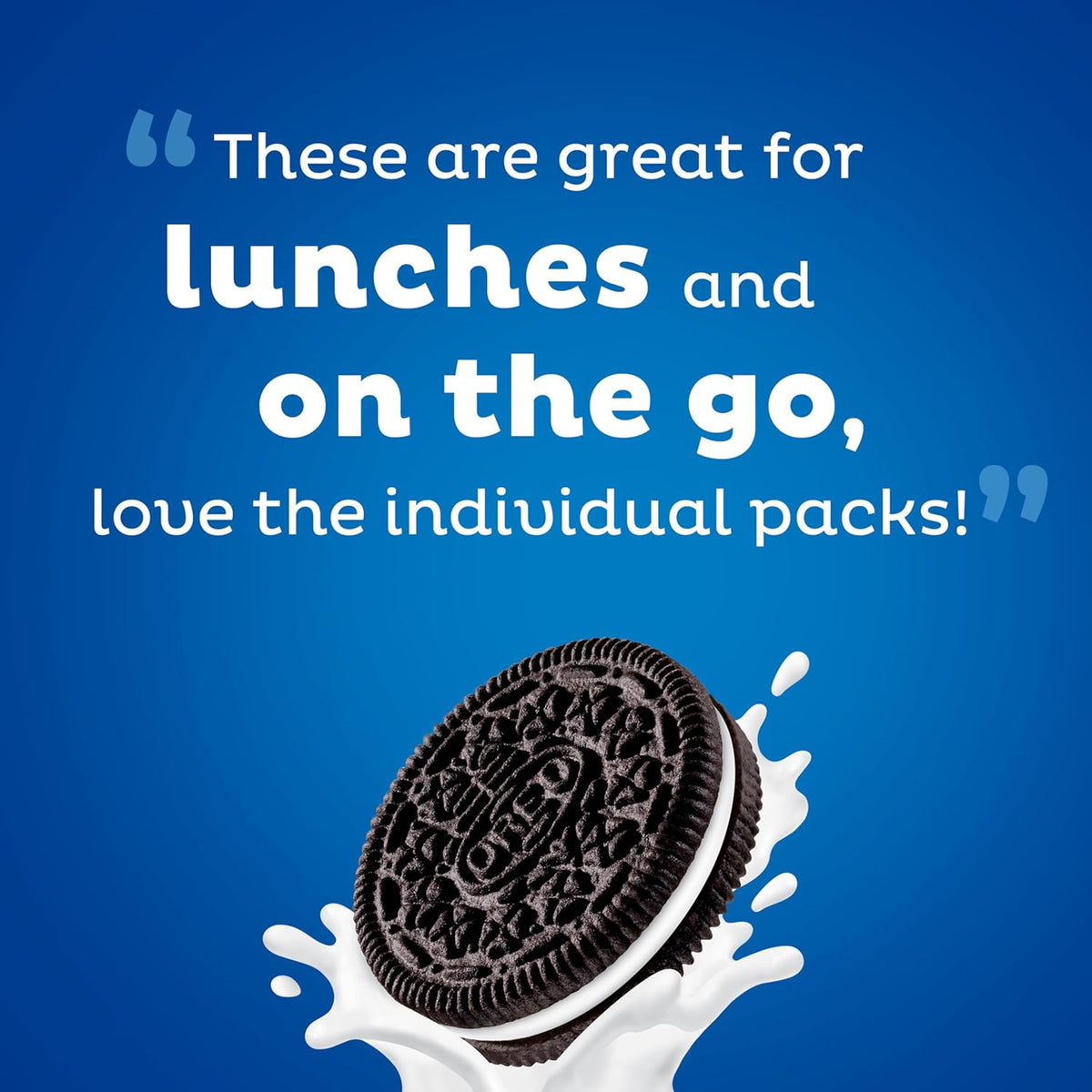 OREO Kosher Cookies, 60-Count Bulk Snack Packs for Workplace Pantries and Shared Breakroom Stocking
