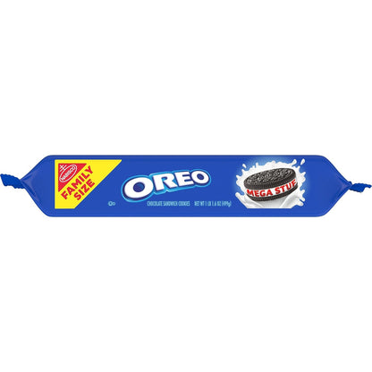 OREO Mega Stuf Cookies – Care Package Gift for College Students, Coworkers, and Holiday Hosts, 17.6 oz