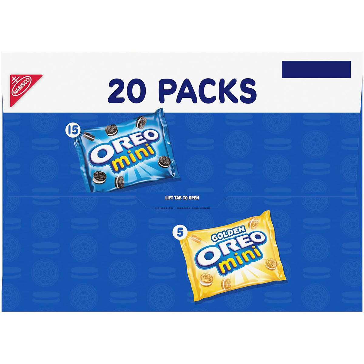 OREO Mini Mix Sandwich Cookies Variety Pack Birthday Gift for Kids Party Favors, Pre Portioned Snack Bags