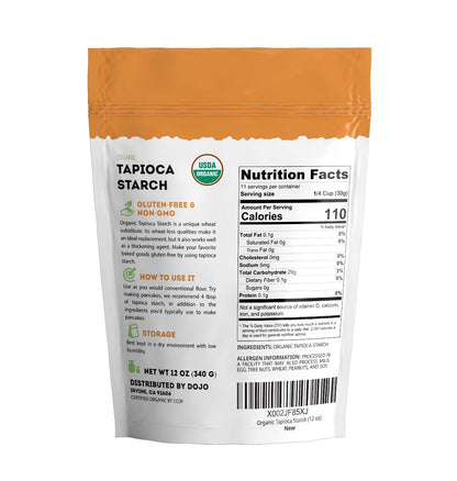 organic and non-gmo certified cassava-derived starch