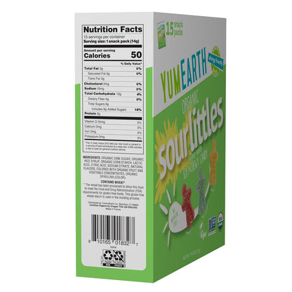 organic certified ingredients with no high fructose corn syrup and no artificial dyes