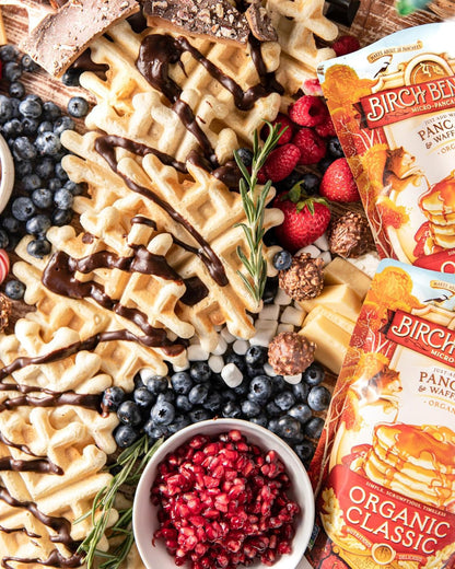 Birch Benders Pancake and Waffle Mix for an Uncluttered Pantry, Resealable Just-Add-Water Breakfast