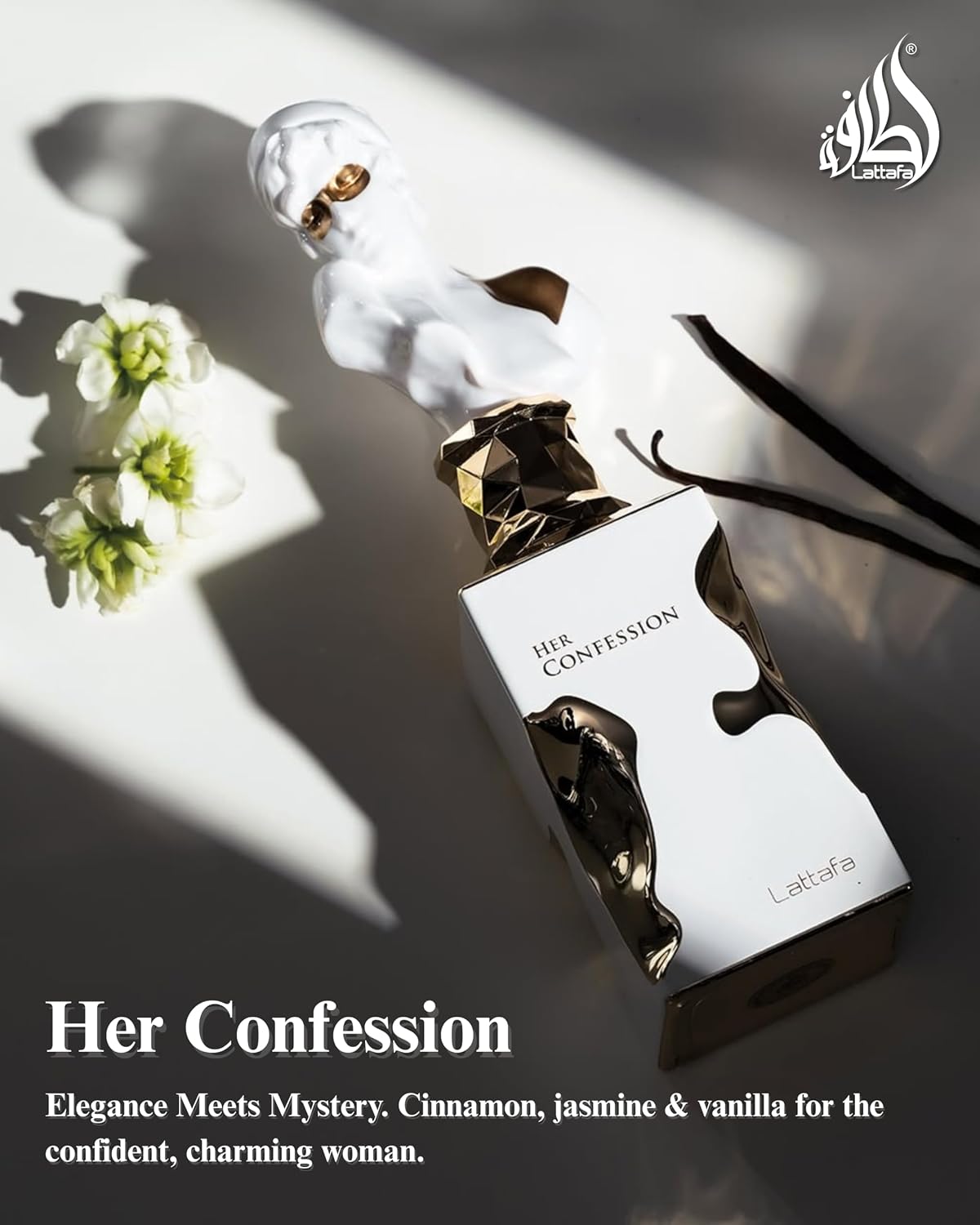 oriental-gourmand scent profile balancing floral, warm, and sweet notes