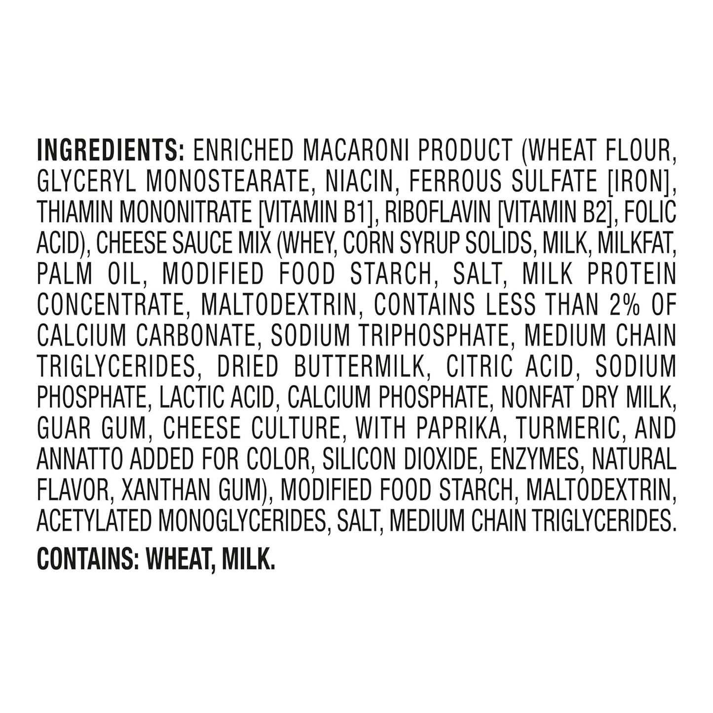 original flavor cheese sauce mix in individually sealed packet