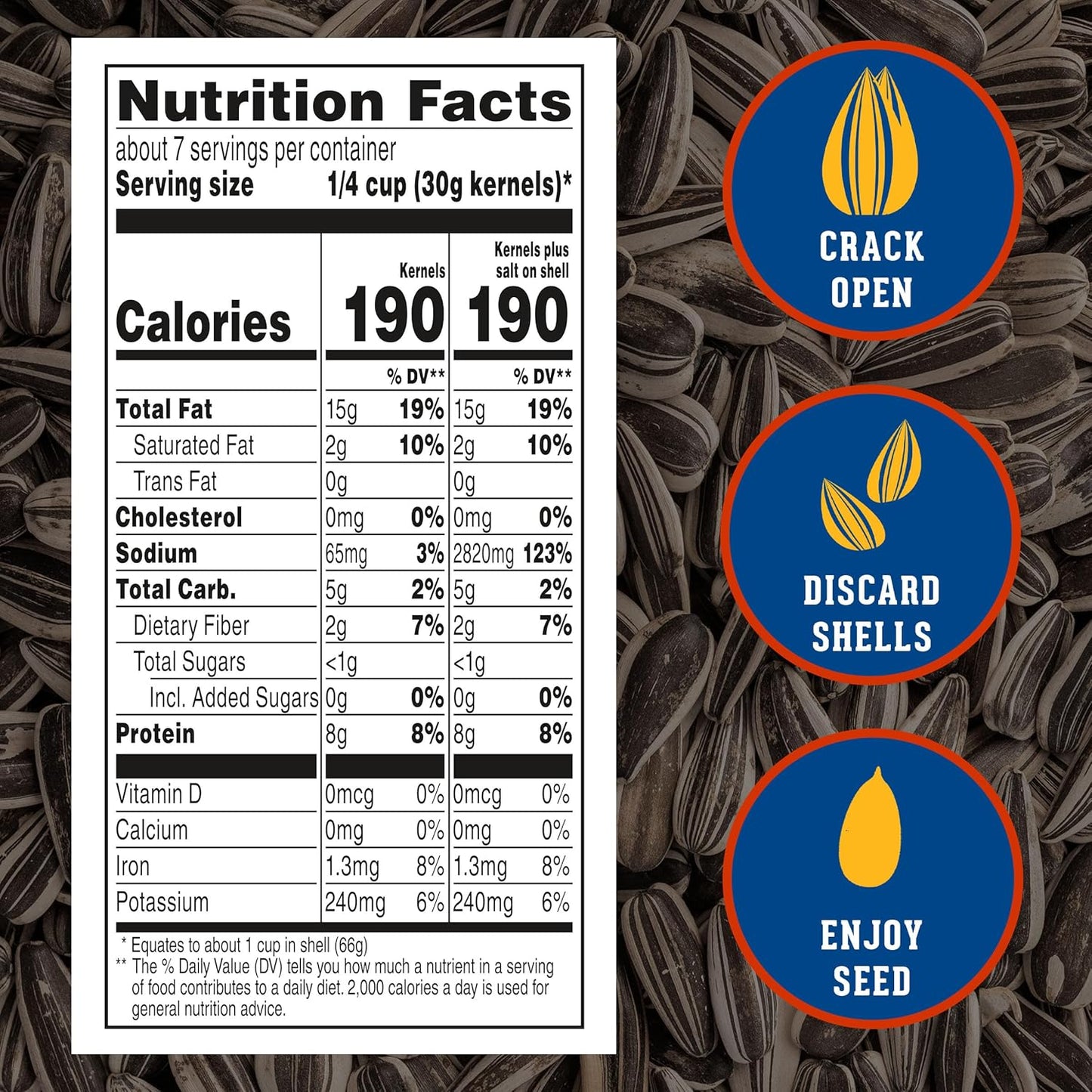 original salted and roasted flavor profile