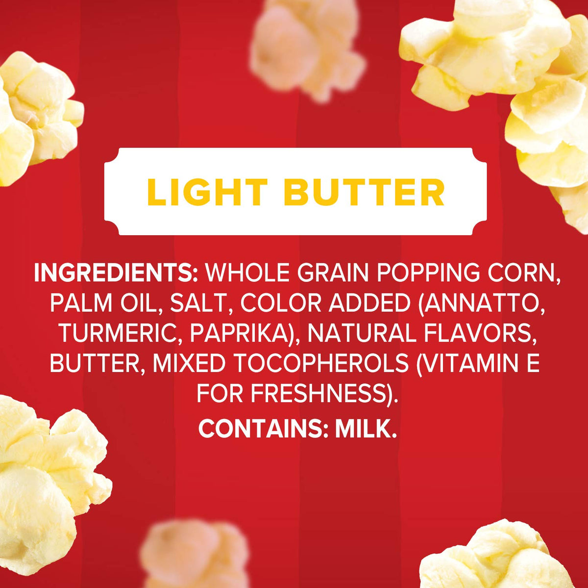 Orville Redenbacher's Popcorn Light Butter 2.69 oz, 6 Pack – Microwave Ready Whole Grain Snack for Home Office and Study Sessions