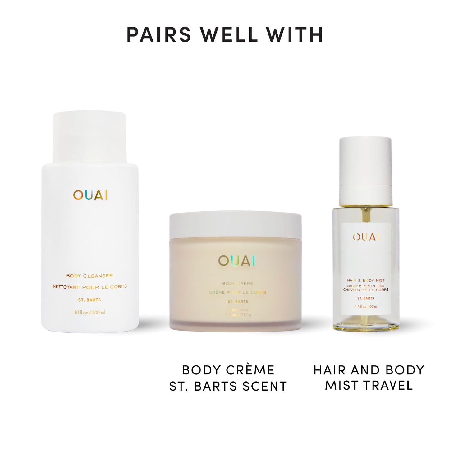 OUAI Dean Street Body Cleanser – Romantic Valentine's Gift for Sisters, Bridesmaid Box Favorite
