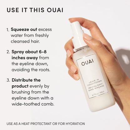 OUAI Detangler Heat Shield – Simple Routine Staple for the Uncluttered Vanity Counter