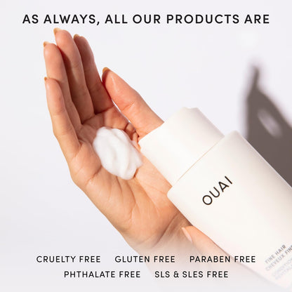 OUAI Fine Hair Conditioner - Effortless Volumizing Conditioner for the Intentional Vanity, 10 Oz