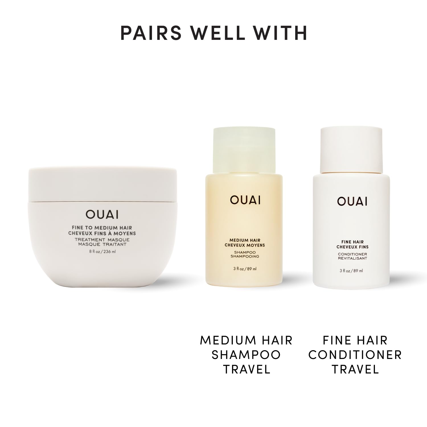 OUAI Fine to Medium Hair Mask - Simple, Effective Hydration for a Less-Is-More Beauty Routine