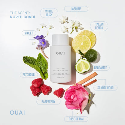 OUAI Hair Gloss - Slow Beauty Hair Treatment for Meditation-Style Shower Ritual, Heat Shield