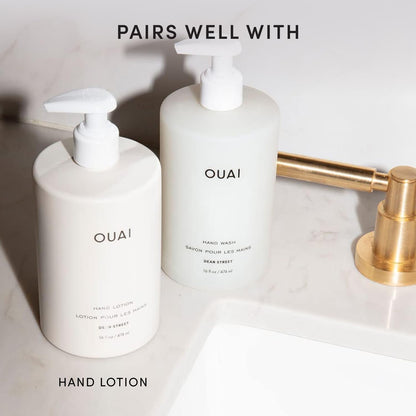 OUAI Hand Wash, Dean Street - Soothing Hand Cleanser for Meditation Space Sink, Sensory Self-Care Soap