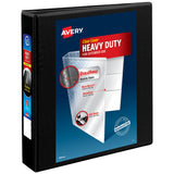 Avery Heavy-Duty View 3 Ring Binder for Administrative Workflows, 1" Slant Rings and Four Stacked Interior Pockets