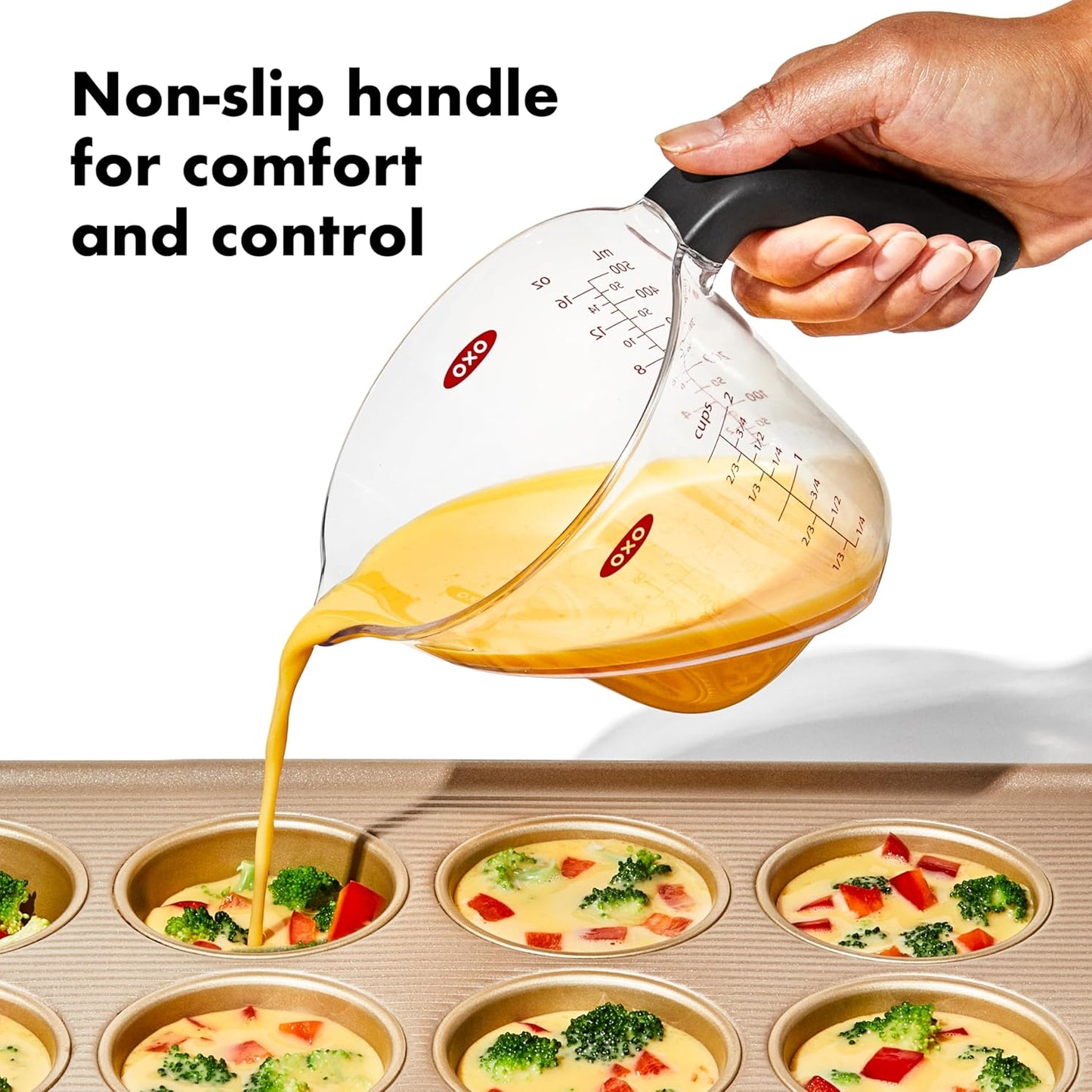 OXO Good Grips 2 Cup Measuring Cup – Holiday Gift for Mom Who Loves Baking
