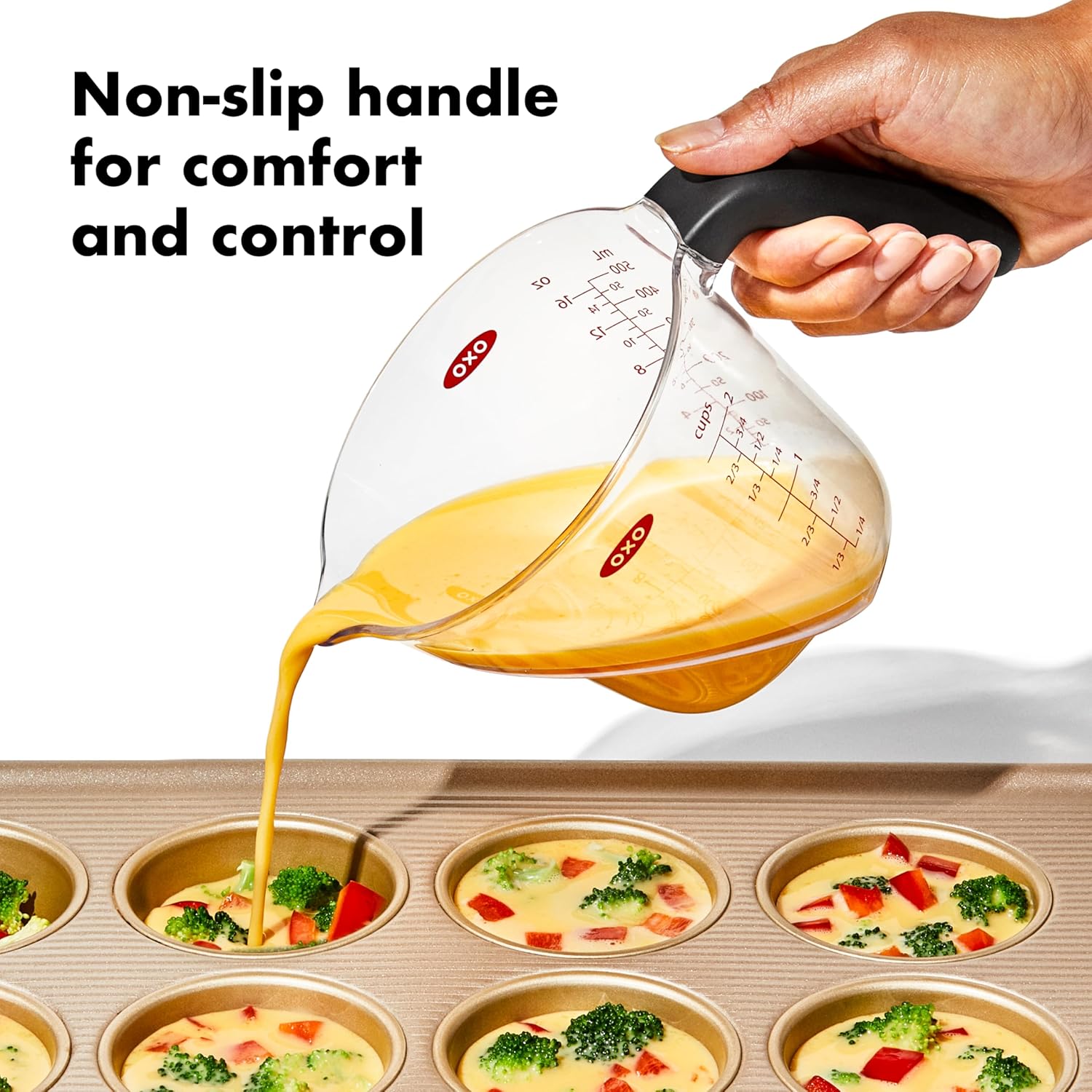 OXO Good Grips 2 Cup Measuring Cup – Holiday Gift for Mom Who Loves Baking