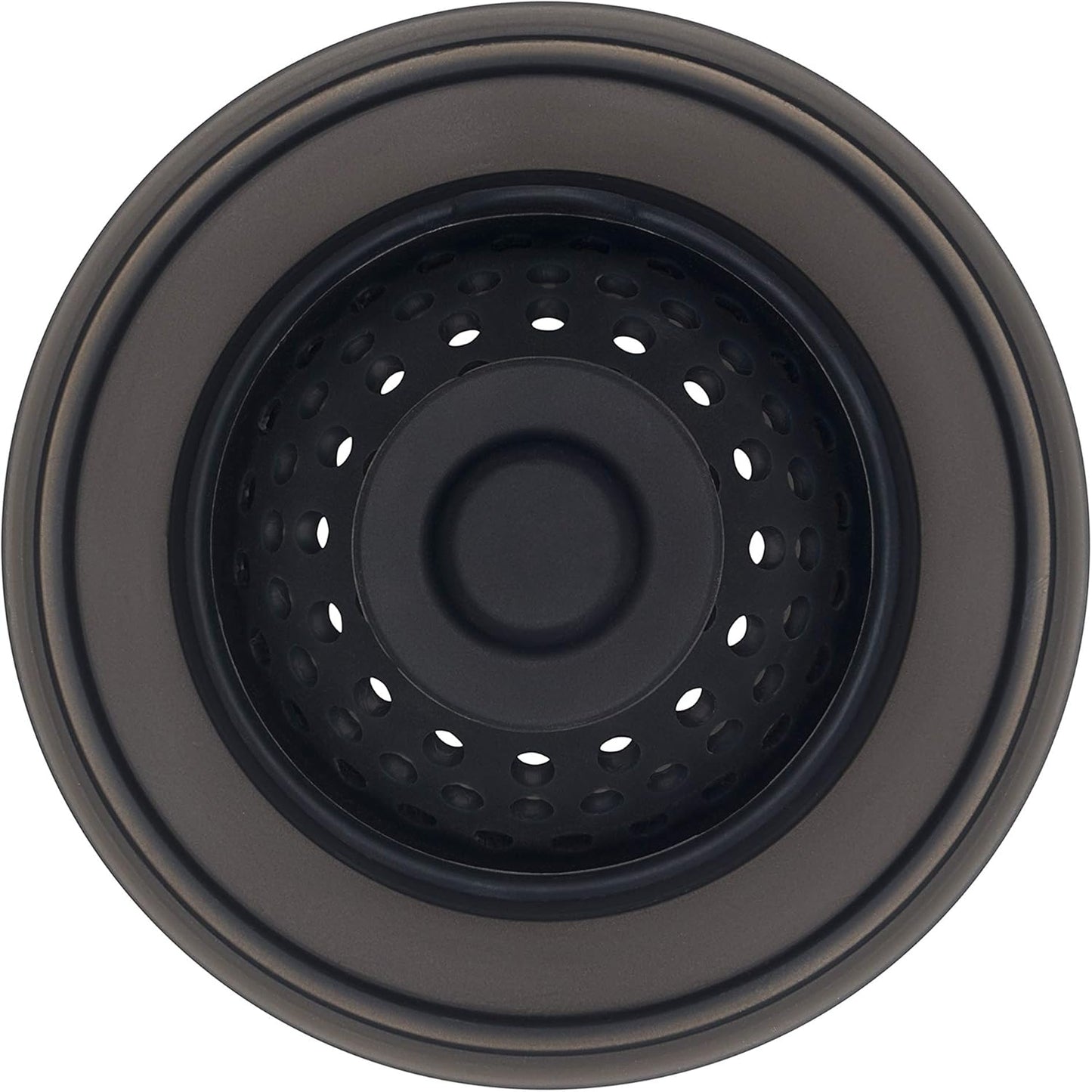 OXO Good Grips 2-in-1 Sink Strainer Stopper – No-Install Drain Cover for Safer Use Around Curious Kids and Pets