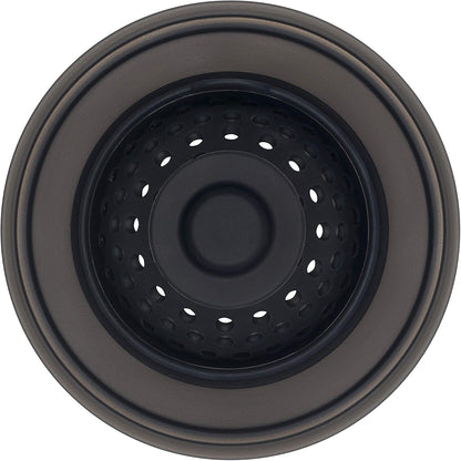 OXO Good Grips 2-in-1 Sink Strainer Stopper – No-Install Drain Cover for Safer Use Around Curious Kids and Pets