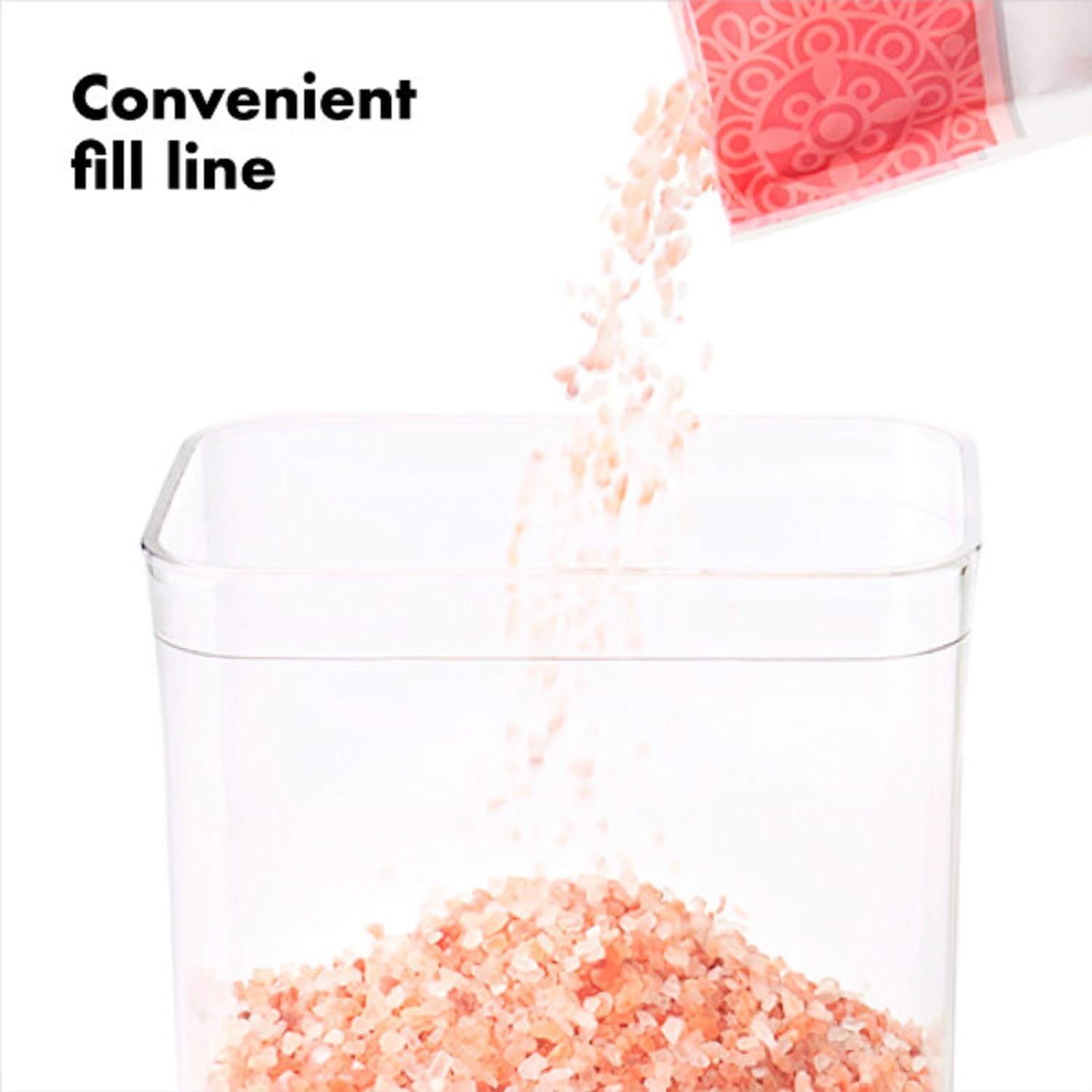 OXO Good Grips POP Container Bulk Set – Faster Pantry Restocking System, Clear Square Canisters with One-Touch Lids for Bulk-Buying Cooks