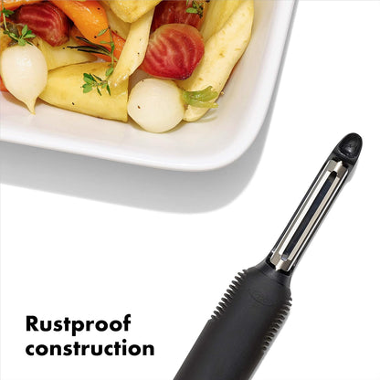 OXO Good Grips Swivel Peeler – Efficient Kitchen Tool for Holiday Cooking, Pounds of Potatoes in Minutes